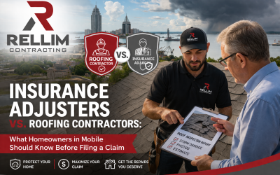 Insurance Adjusters vs. Roofing Contractors: What Homeowners in Mobile Should Know Before Filing a Claim