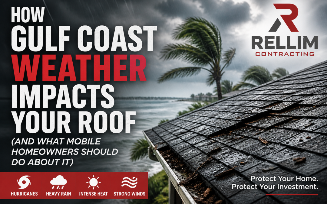 How Gulf Coast Weather Impacts Your Roof (And What Mobile Homeowners Should Do About It)