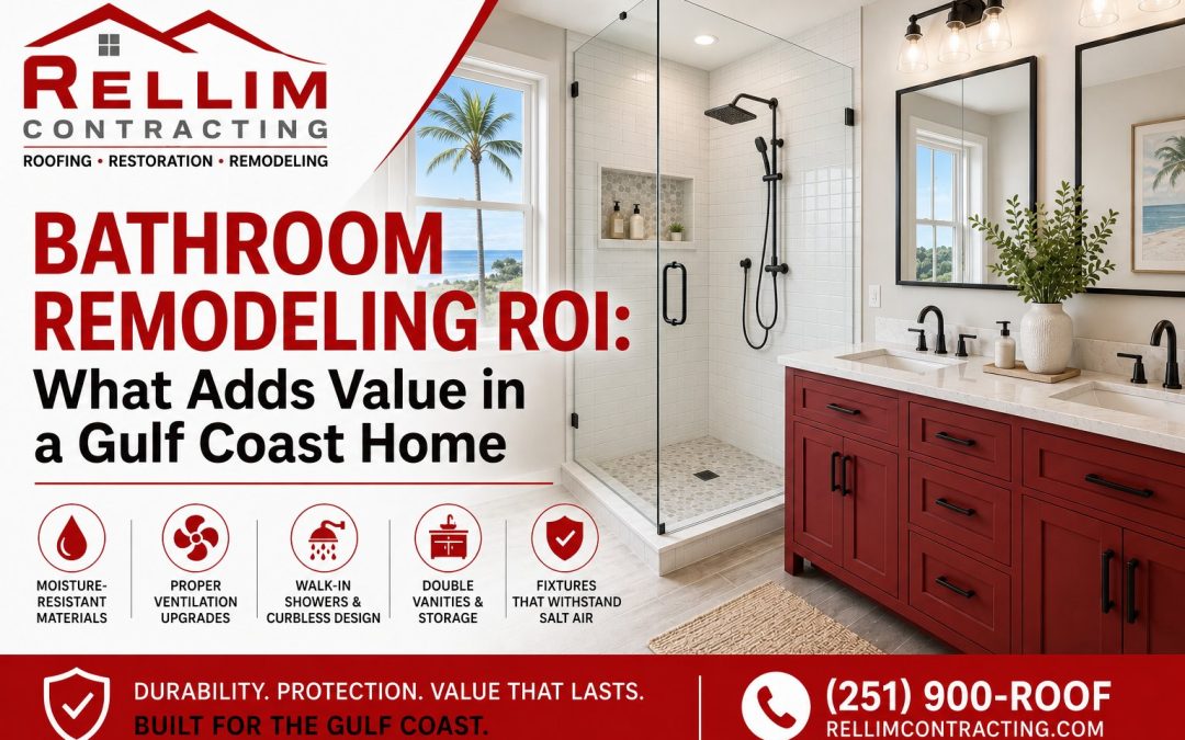 Bathroom Remodeling ROI: What Adds Value in a Gulf Coast Home